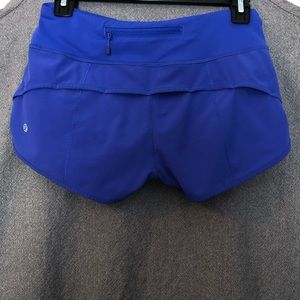 Lululemon speed up shorts 2.5 size 2